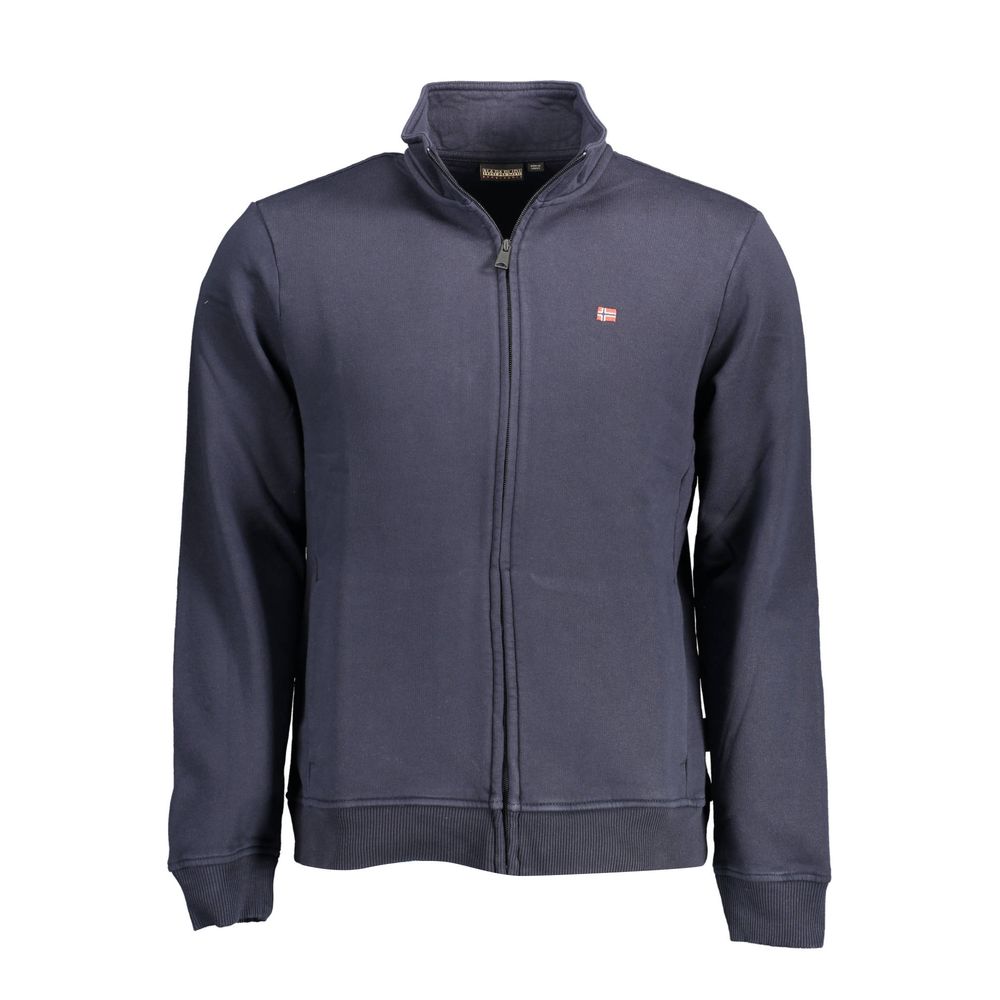 Pull en coton bleu Napapijri pour homme