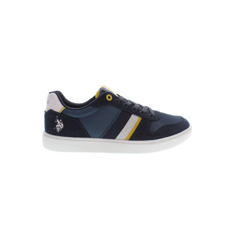 U.S. POLO ASSN. Blue Polyester Men Sneaker - Élégant et Confortable