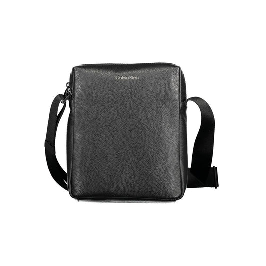 Calvin Klein Zwarte Polyester Heren Schoudertas