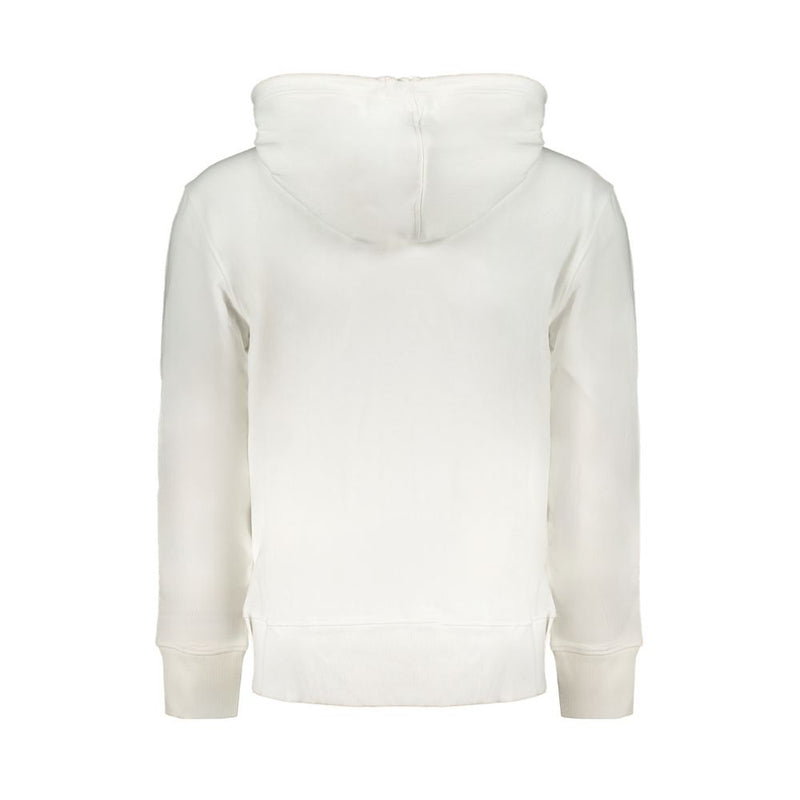 Pull à capuche Calvin Klein en coton blanc pour homme