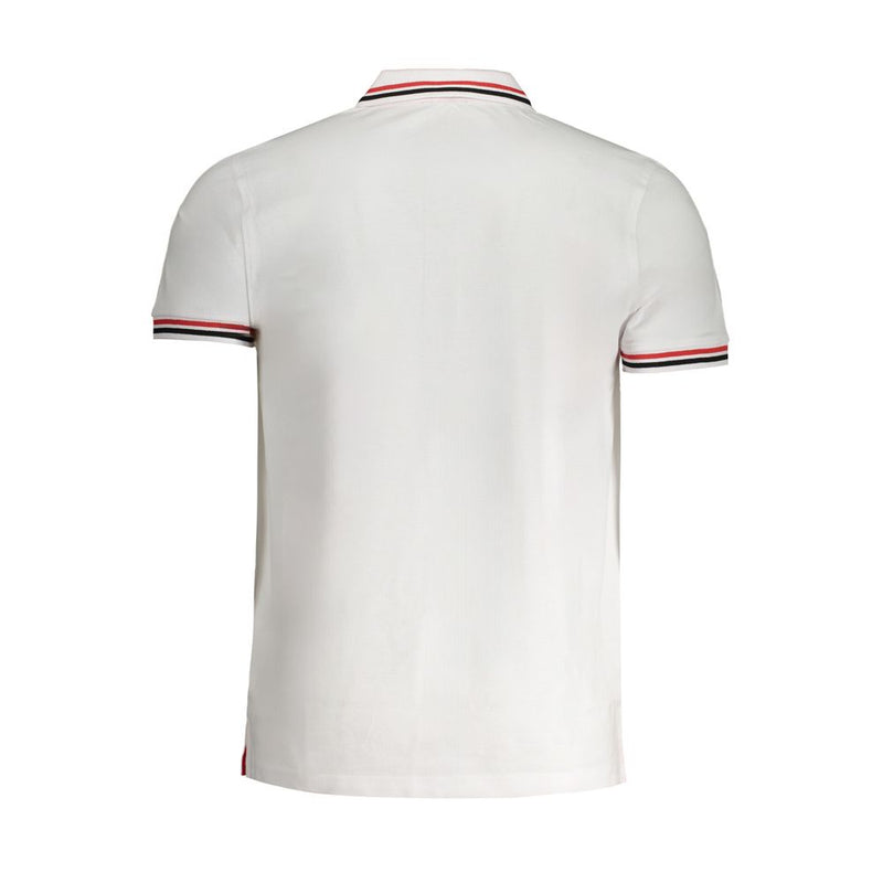 Polo Cavalli Class en coton blanc pour homme