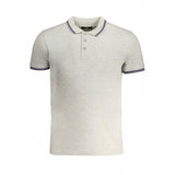 Polo homme en coton brun Cavalli Class