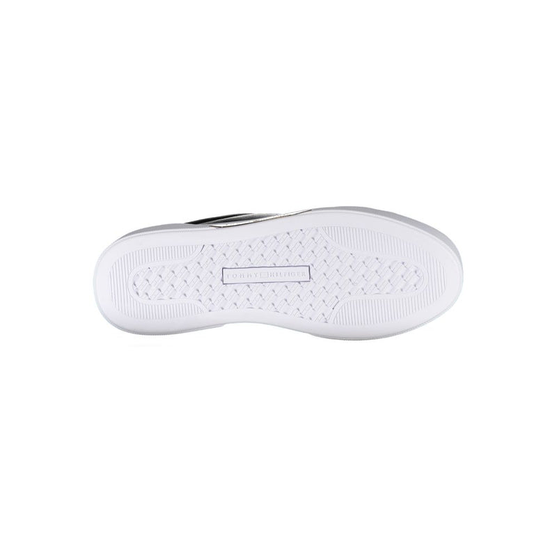 Tommy Hilfiger Black Leather Women Sneaker - Stylish & Comfortable