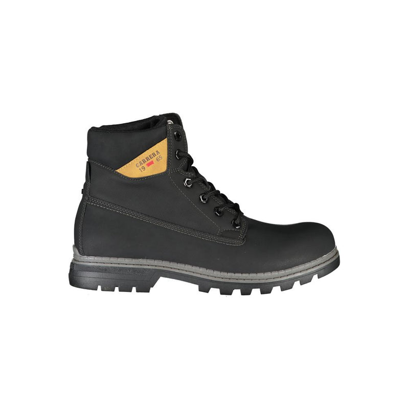 Carrera Black Polyester Men Boot - Élégance et Durabilité