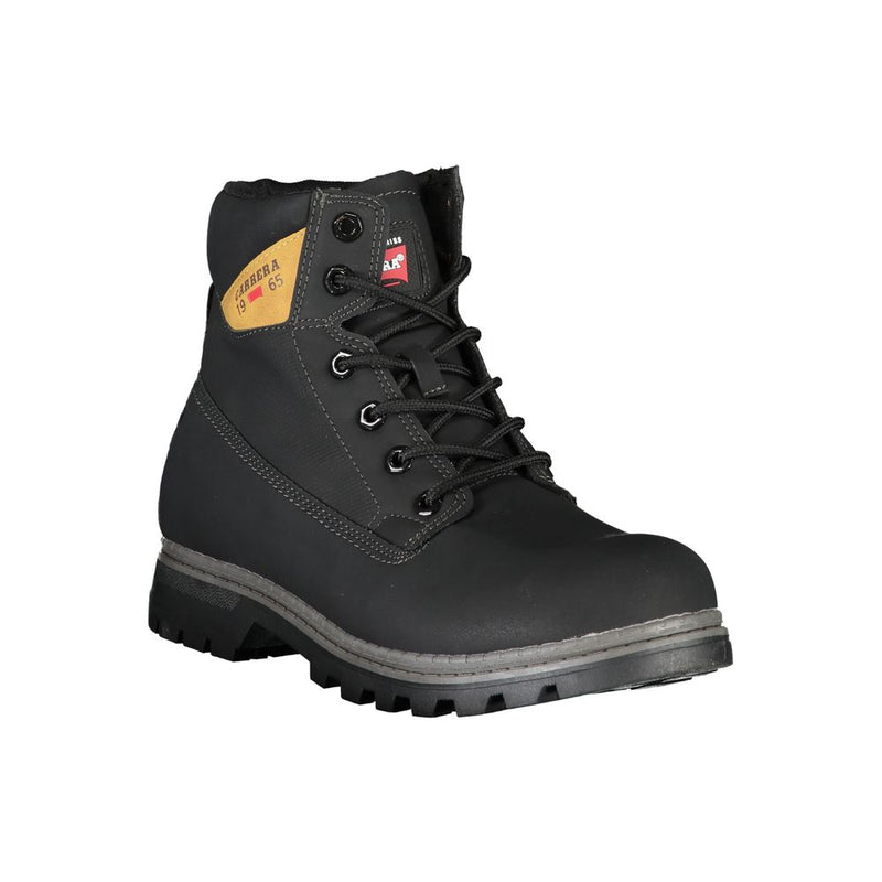 Carrera Black Polyester Men Boot - Élégance et Durabilité