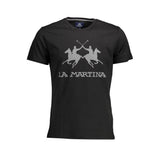 T-shirt La Martina à col rond élégant avec imprimé emblématique