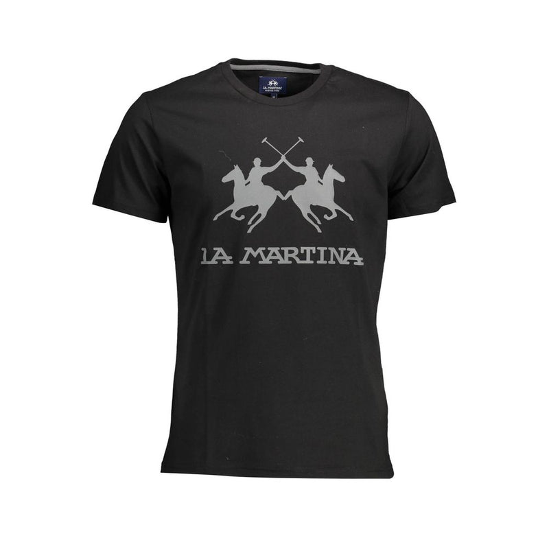 T-shirt La Martina à col rond élégant avec imprimé emblématique