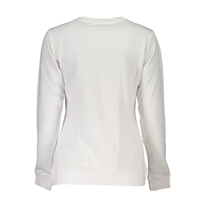 Cavalli Class White Cotton Women Sweater - Chic Sophistication