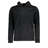 Pull à capuche pour homme en polyester noir Calvin Klein