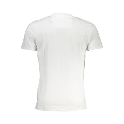 T-shirt homme en coton blanc Cavalli Class
