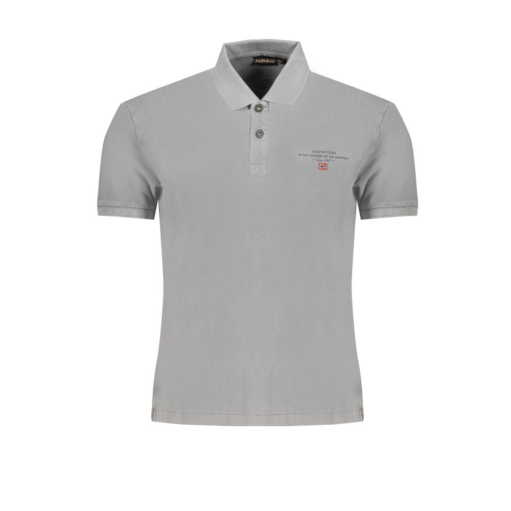Polo homme en coton marron Napapijri