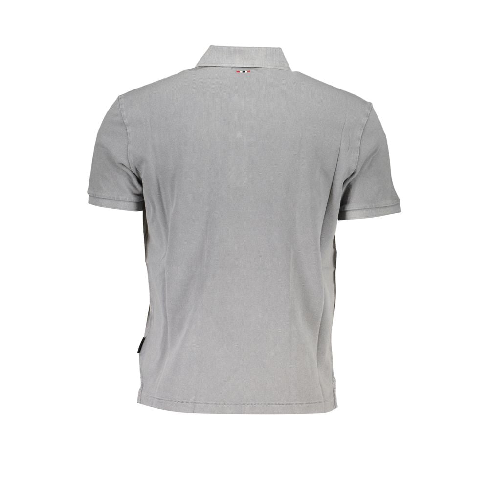 Polo homme en coton marron Napapijri