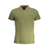 Polo en coton vert Cavalli Class