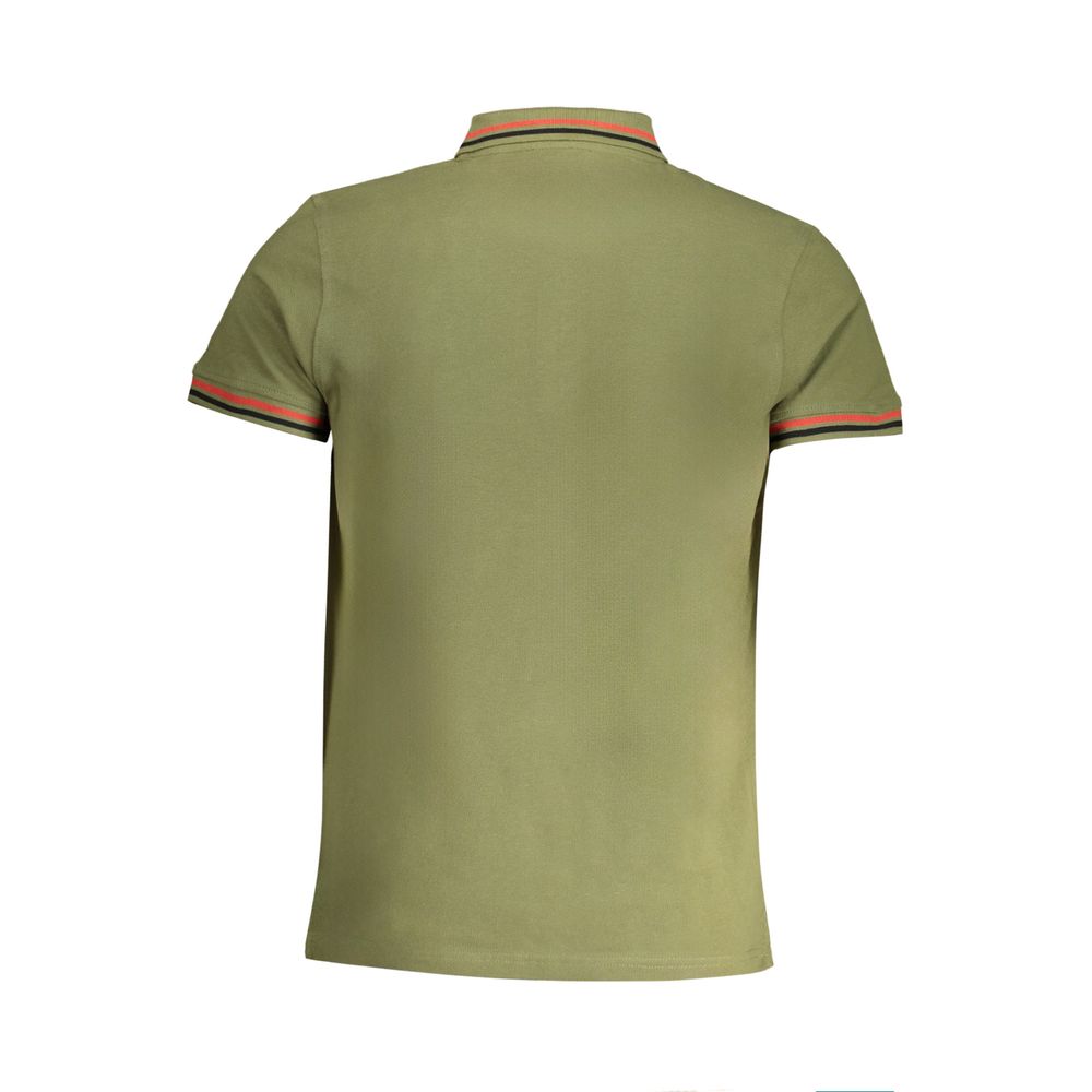 Polo en coton vert Cavalli Class