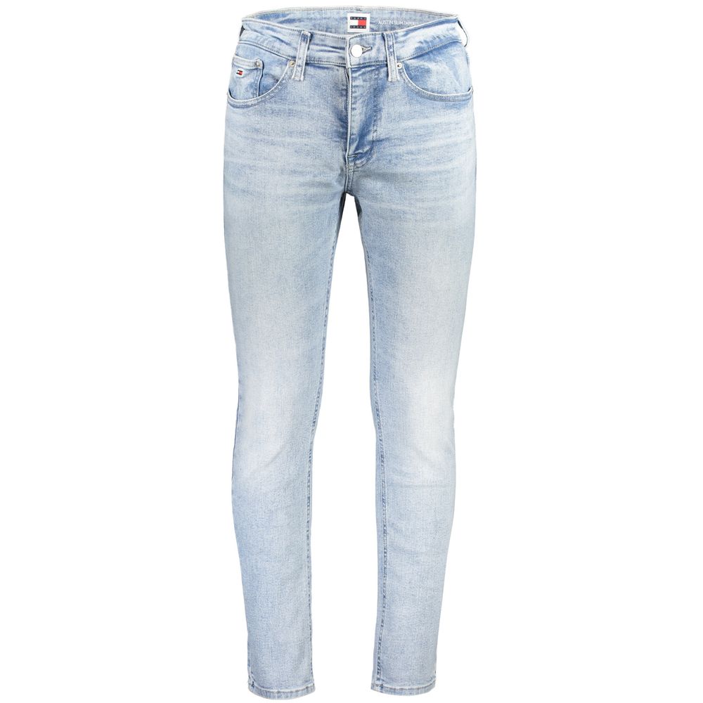 Jean fuselé bleu en coton pour homme de Tommy Hilfiger