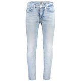 Jean fuselé bleu en coton pour homme de Tommy Hilfiger