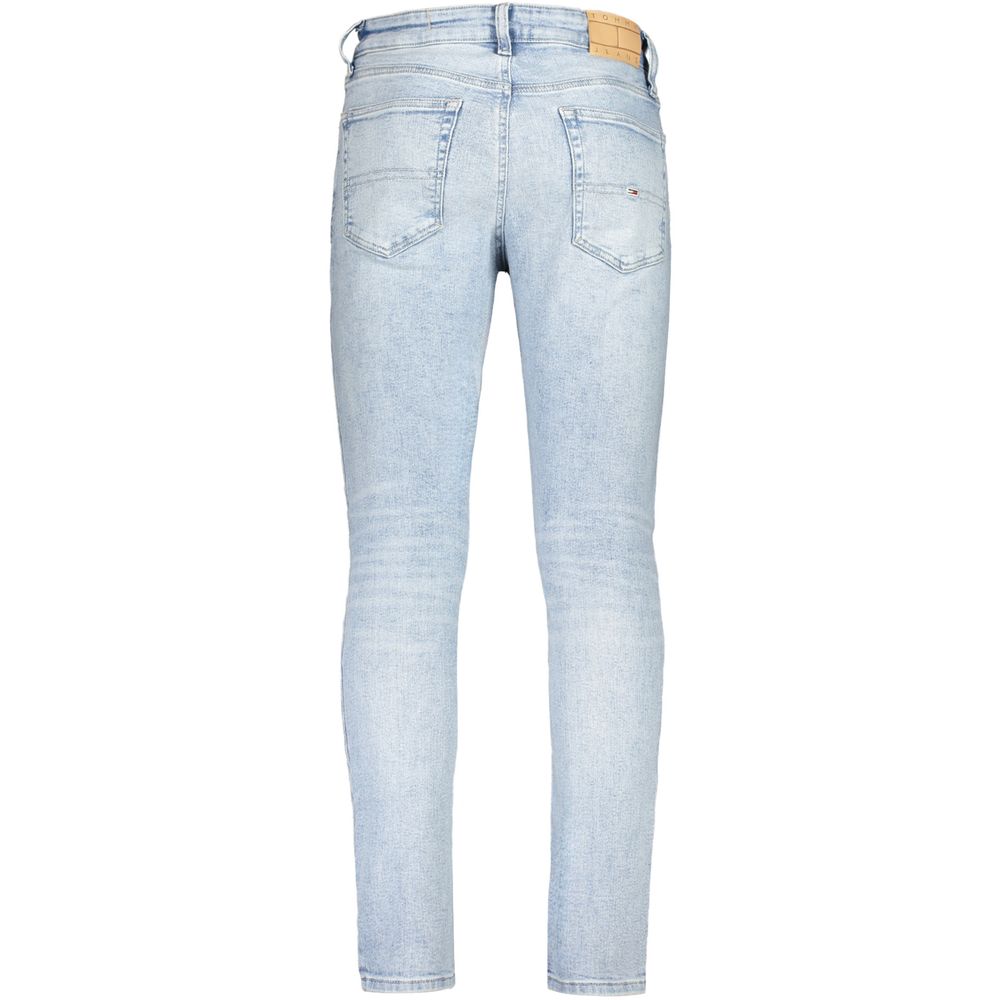 Jean fuselé bleu en coton pour homme de Tommy Hilfiger