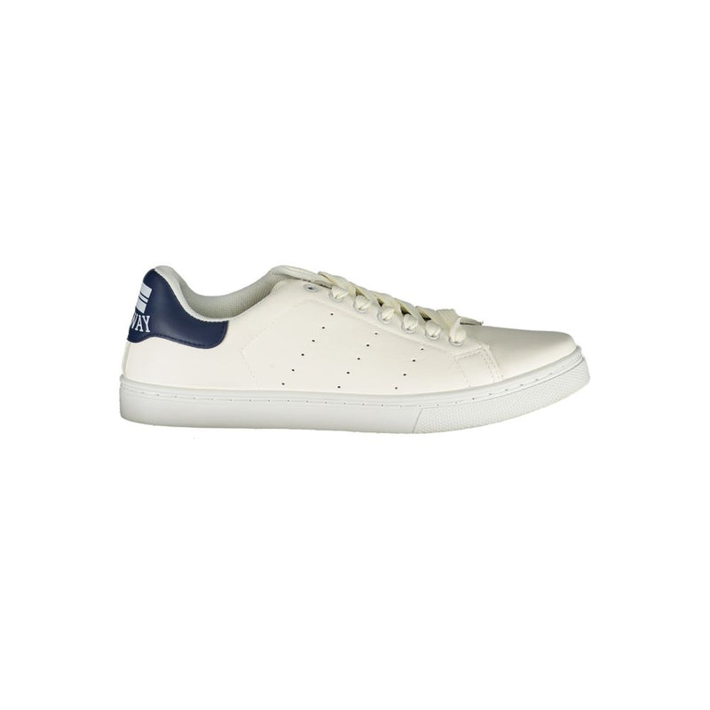 Norway 1963 White Polyester Sneaker - All-Day Comfort & Style