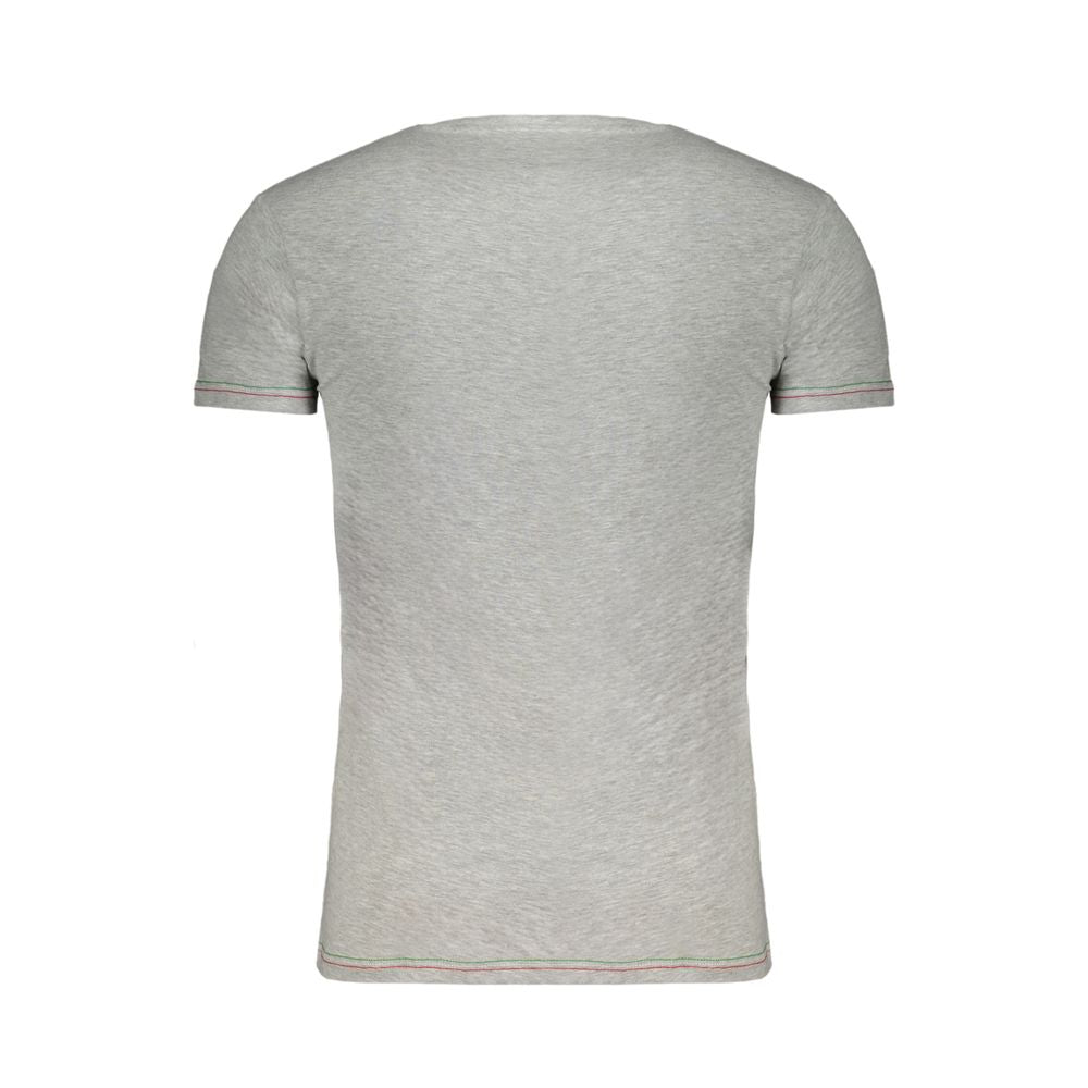 T-shirt en coton brun pour homme Aeronautica Militare