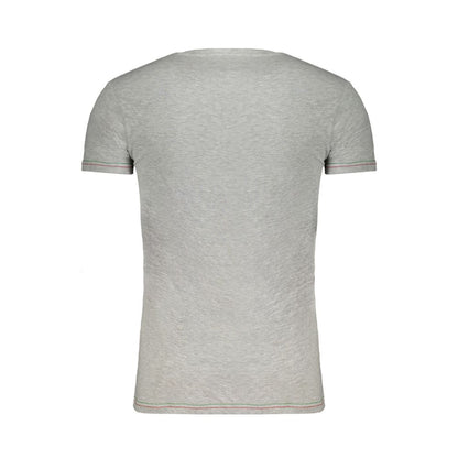 T-shirt en coton brun pour homme Aeronautica Militare