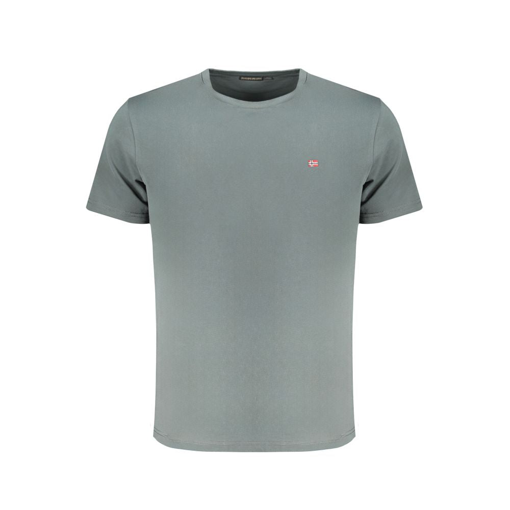 T-shirt en coton vert Napapijri