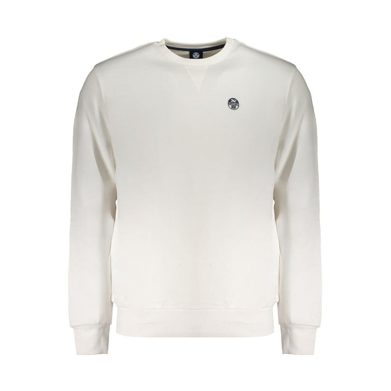 North Sails Witte Katoenen Heren Sweater