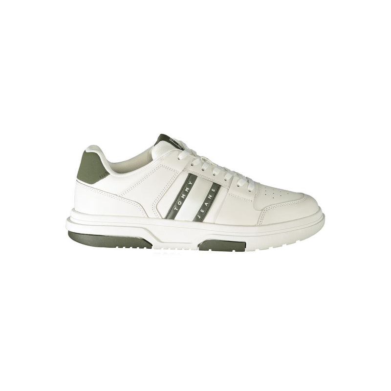 Tommy Hilfiger White Polyethylene Men Sneaker - Stylish & Durable