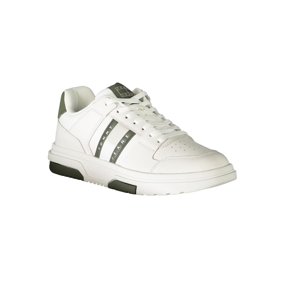 Tommy Hilfiger White Polyethylene Men Sneaker - Stylish & Durable