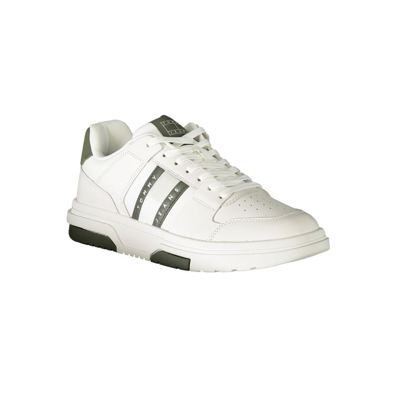 Tommy Hilfiger White Polyethylene Men Sneaker - Stylish & Durable
