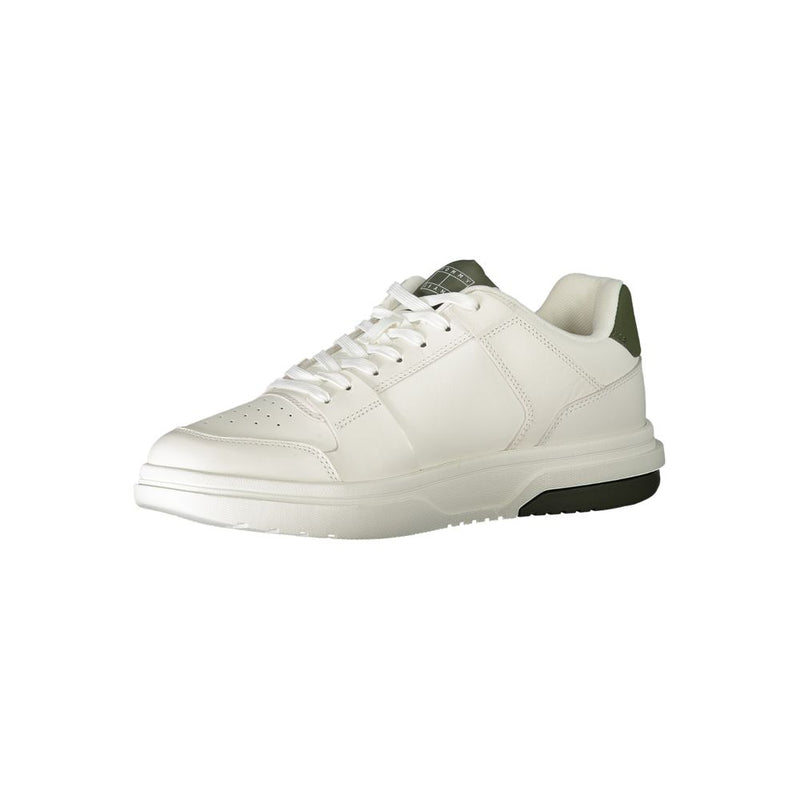 Tommy Hilfiger White Polyethylene Men Sneaker - Stylish & Durable