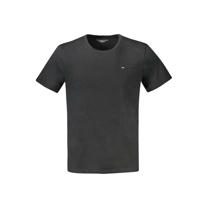 Tommy Hilfiger zwart katoenen heren T-shirt