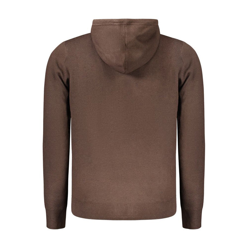 Gilet cardigan homme en polyamide marron, Norvège 1963