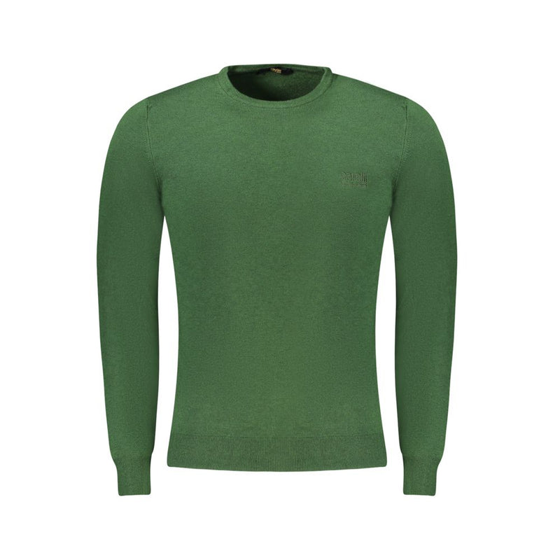 Cavalli Class Groene Viskose Heren Trui
