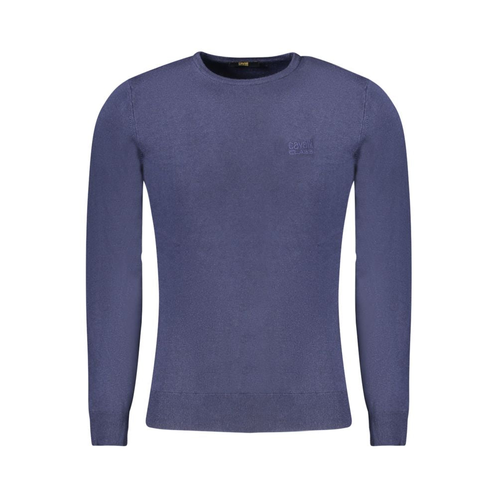 Pull en viscose bleu Cavalli Class pour homme