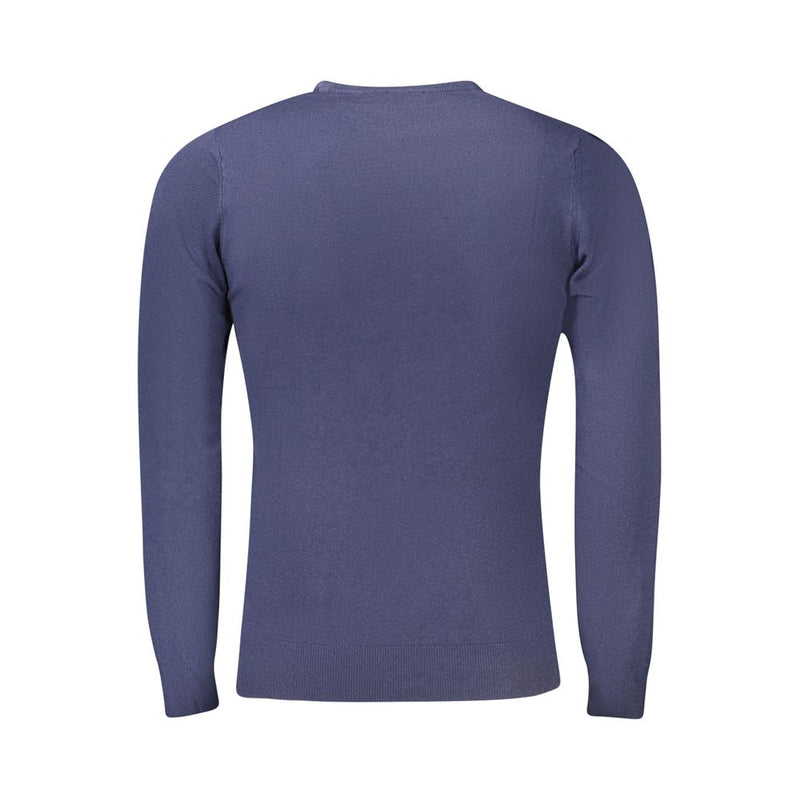 Cavalli Class Blauwe Viscose Heren Trui