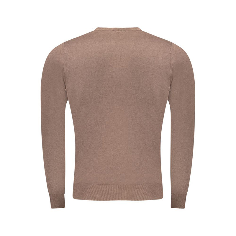 Cavalli Class Bruine Viskose Heren Sweater