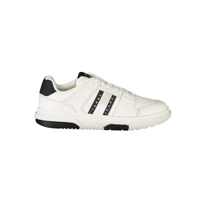 Tommy Hilfiger White Polyethylene Men Sneaker - All-Day Comfort