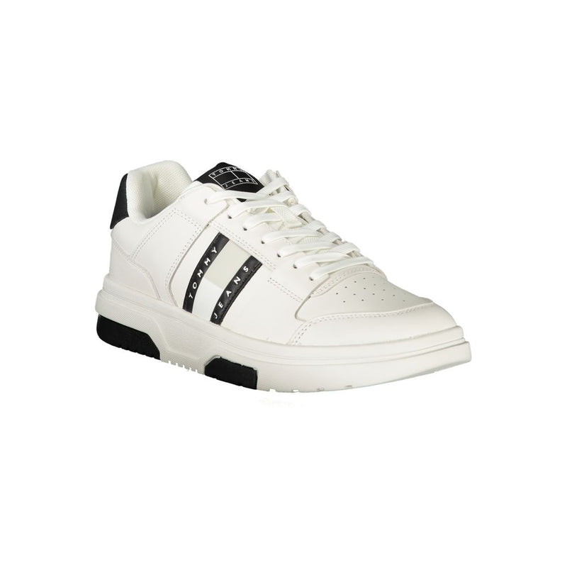 Tommy Hilfiger White Polyethylene Men Sneaker - All-Day Comfort
