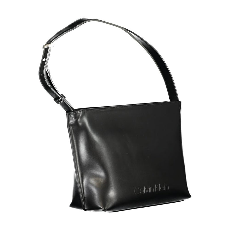 Calvin Klein Black Polyester Women Handbag - Urban Chic Design