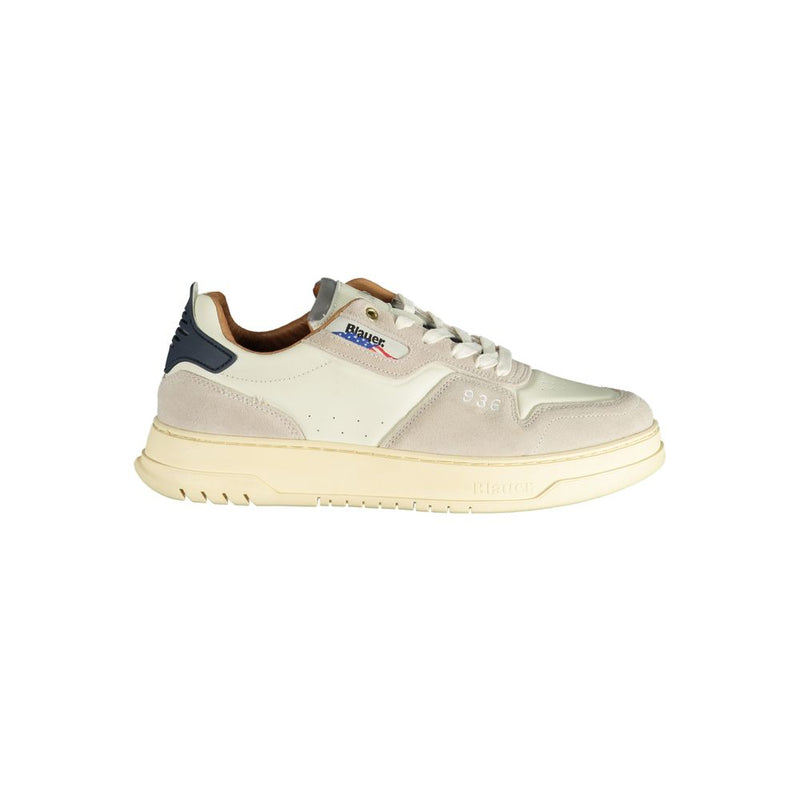 Blauer White Polyethylene Men Sneaker - Stylish & Comfortable