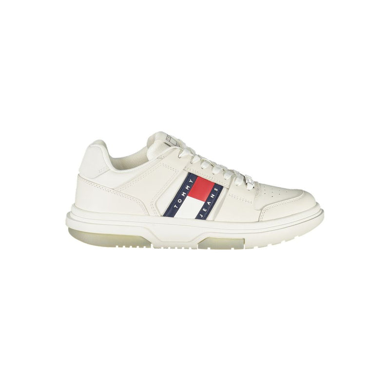Tommy Hilfiger White Leather Women Sneaker - Élégance et Confort