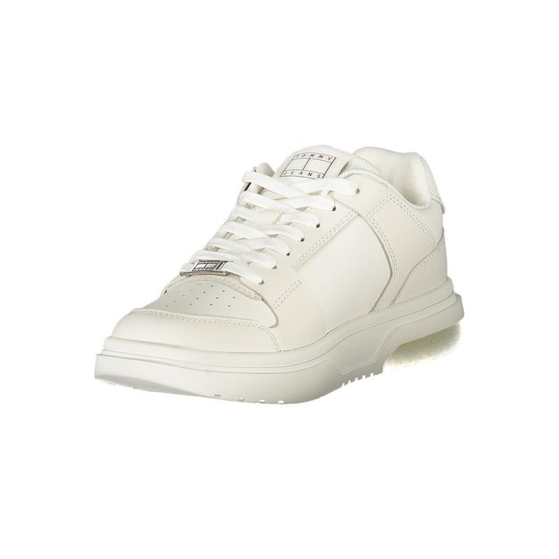 Tommy Hilfiger White Leather Women Sneaker - Élégance et Confort