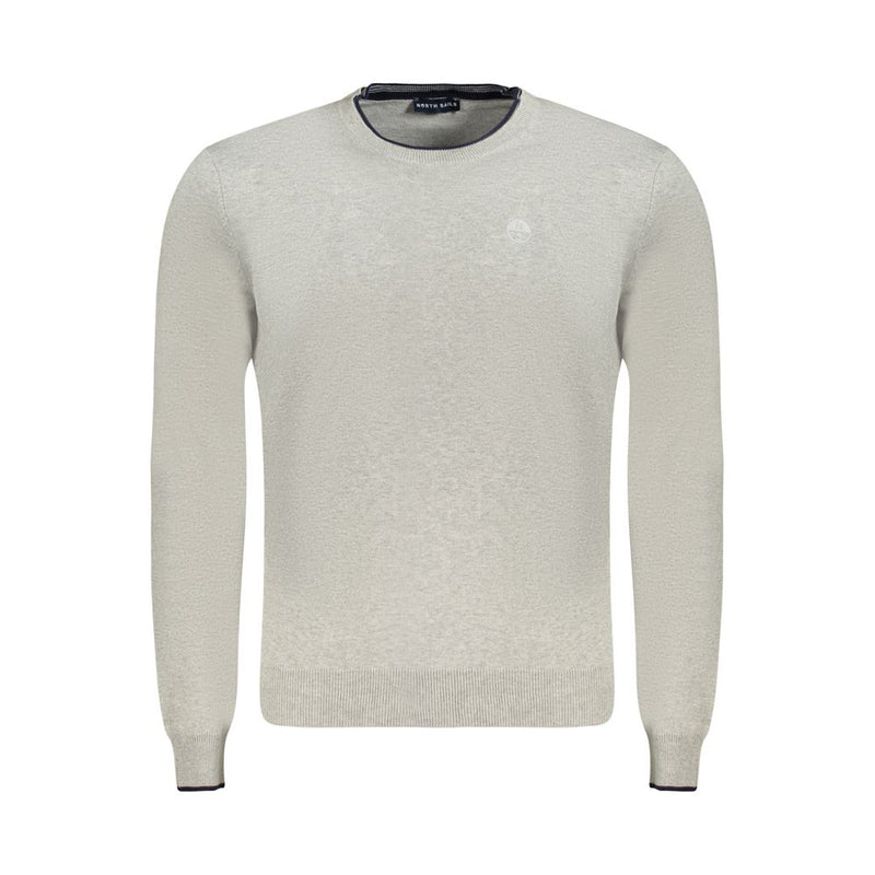 North Sails Brown Cotton Men Sweater - Stylish Comfort