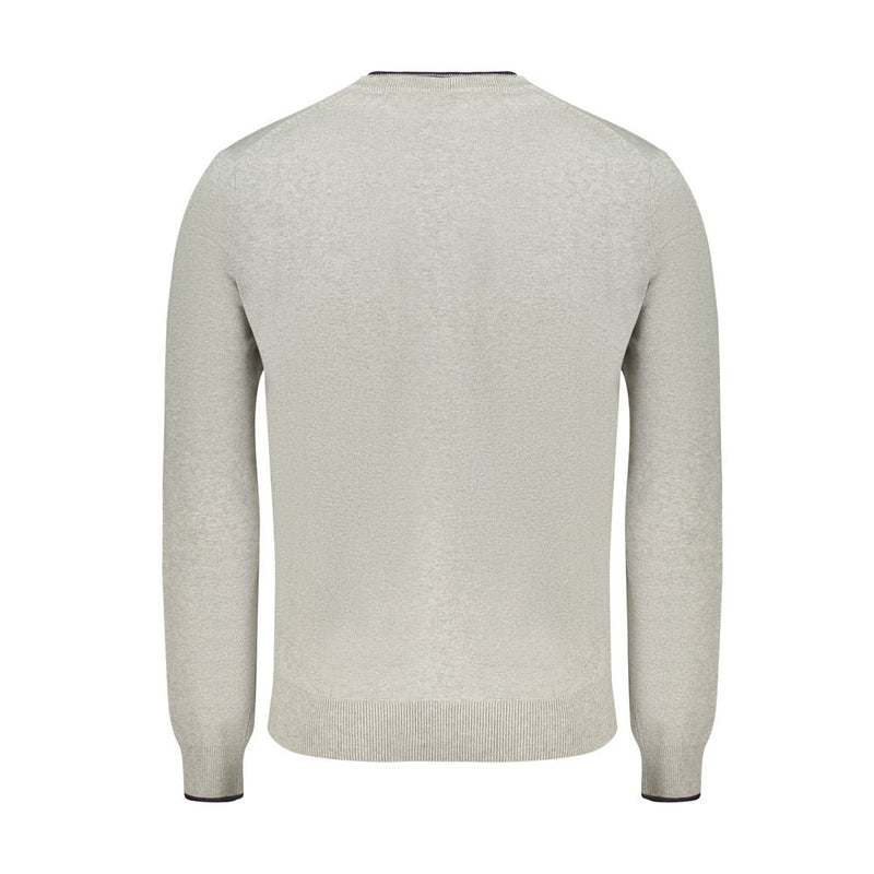 North Sails Brown Cotton Men Sweater - Stylish Comfort