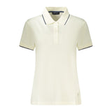 North Sails Polo Shirt Femme Blanc en Coton - Élégant et Confortable