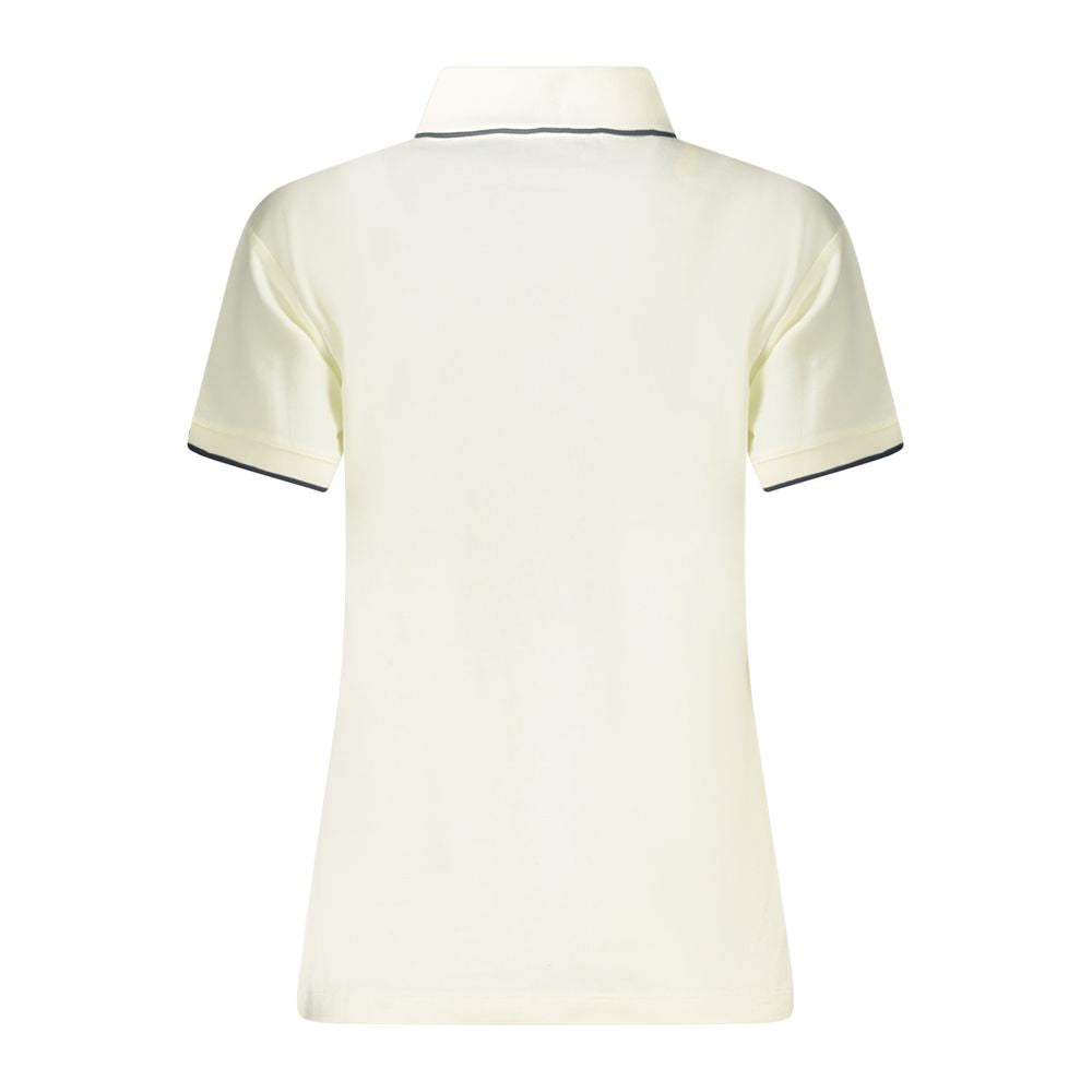 North Sails Polo Shirt Femme Blanc en Coton - Élégant et Confortable