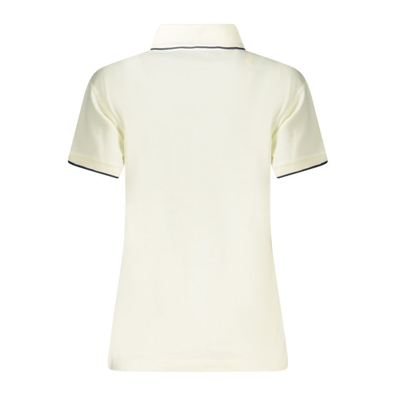 North Sails White Cotton Women Polo Shirt - Stylish & Comfortable