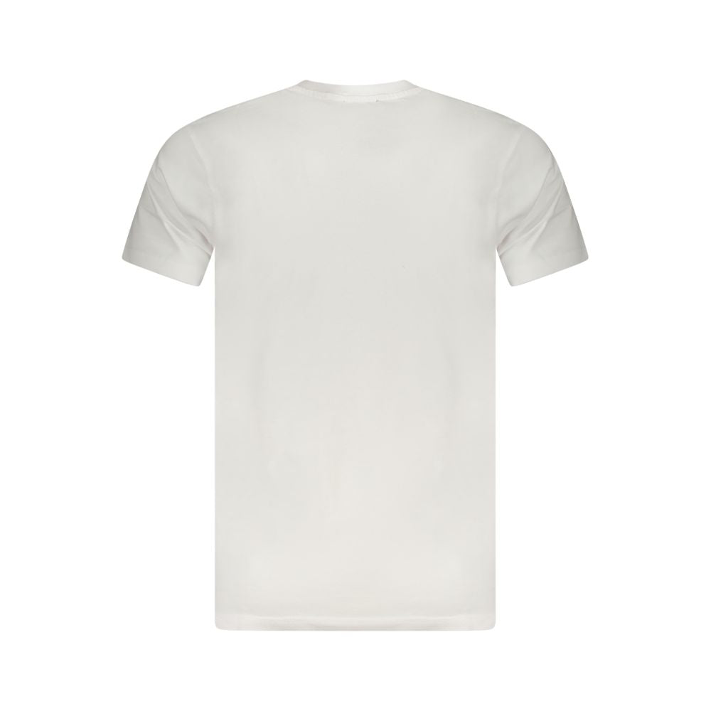 T-shirt homme en coton blanc Cavalli Class