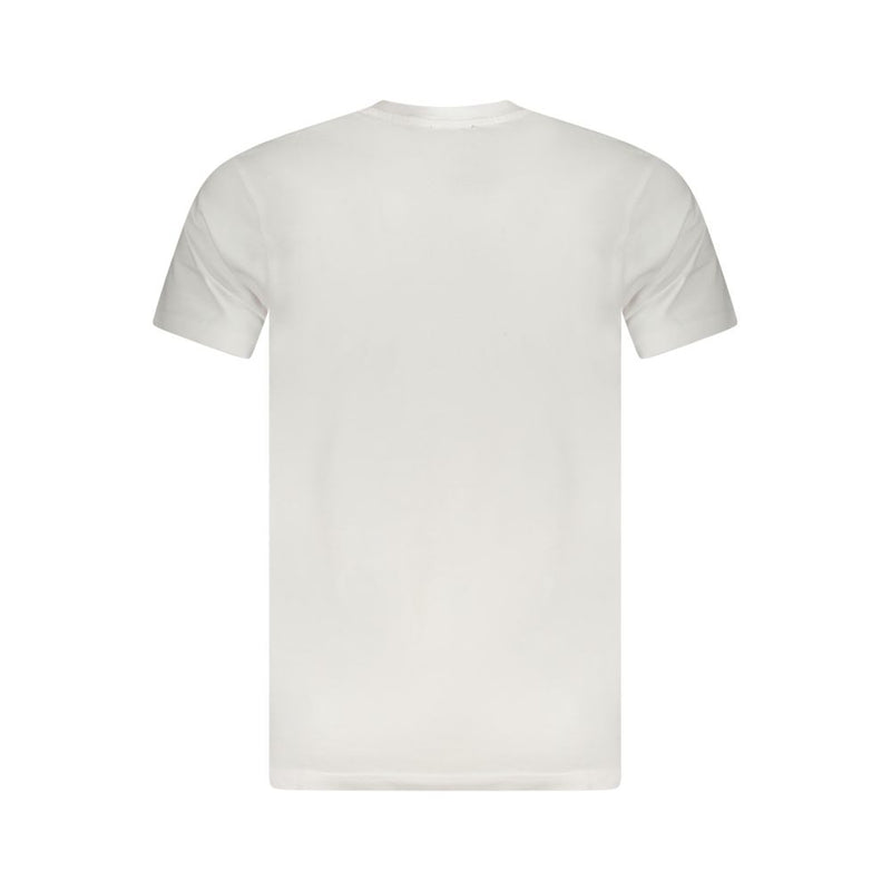 T-shirt homme en coton blanc Cavalli Class