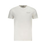 T-shirt homme en coton blanc Cavalli Class
